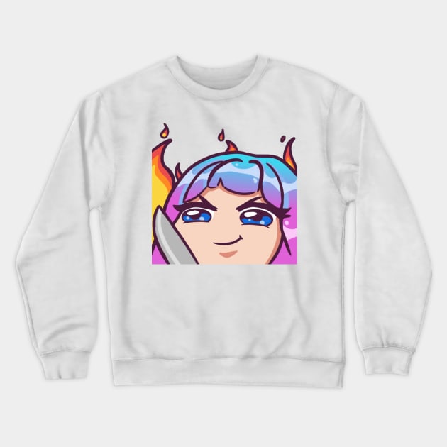 Smirk - Gruntcooker Crewneck Sweatshirt by gruntcooker